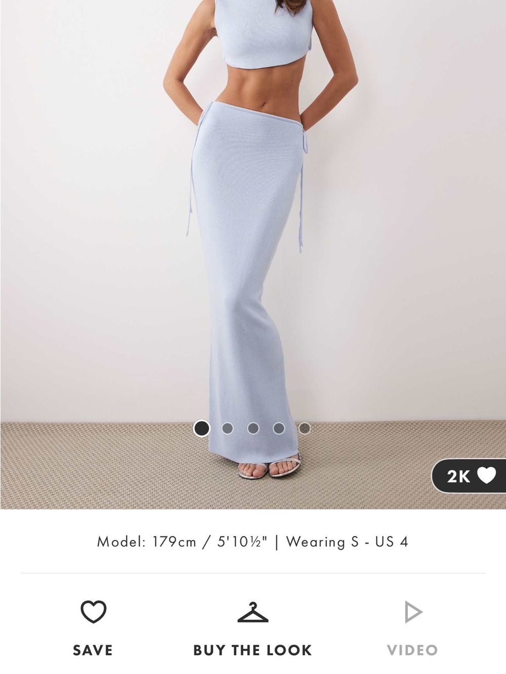Orange Ribbed Maxi Skirt - Sleek High-Rise Style